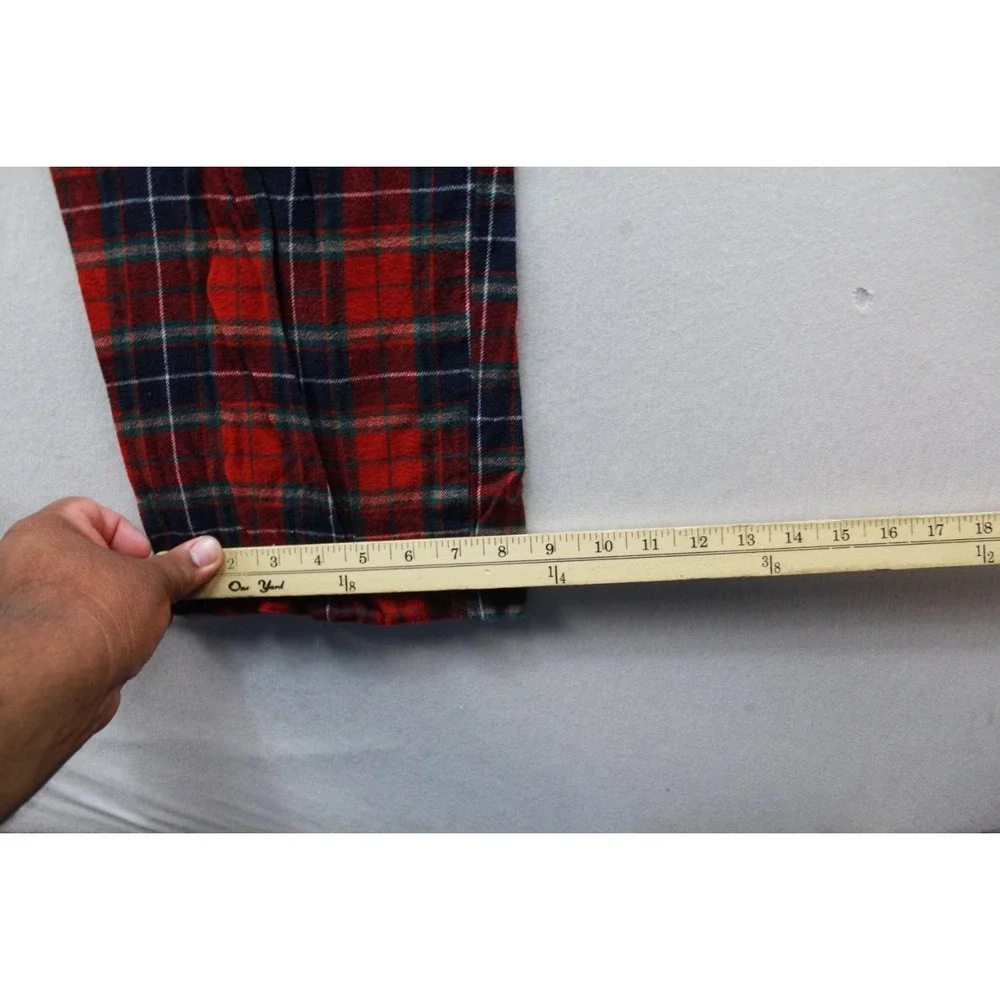 Old Navy Pajama Pants Mens XL Red Plaid Flannel